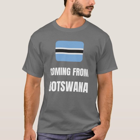 Uit Botswana komen T-shirt (Voorkant)