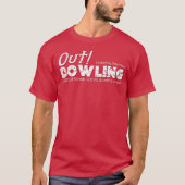 Uit Bowling League 10 jaar Founding Member T-shirt (Voorkant)