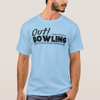 Uit Bowling League 10 jaar origineel Logo T-shirt