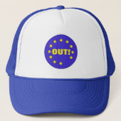 "UIT!" Brexit Baseball Pet (Voorkant)
