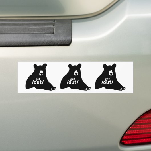 Uit Bumpersticker (Op auto)