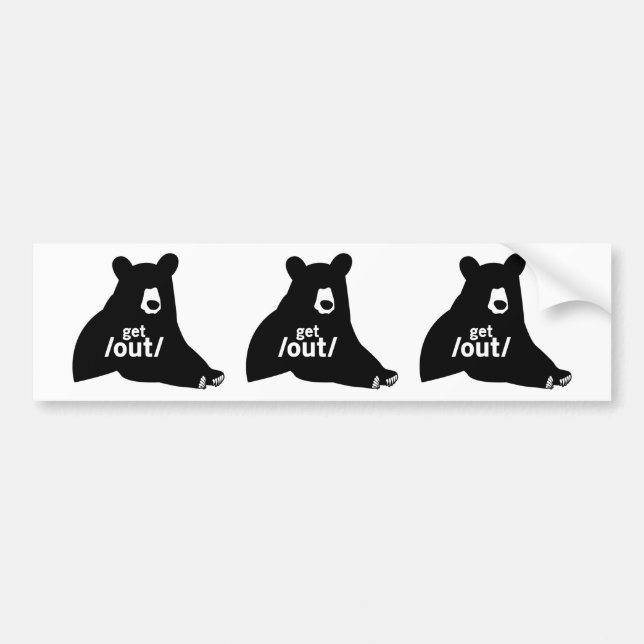 Uit Bumpersticker (Voorkant)
