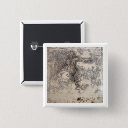 Uit Chaos-Button Vierkante Button 5,1 Cm (Voorkant /achterkant)