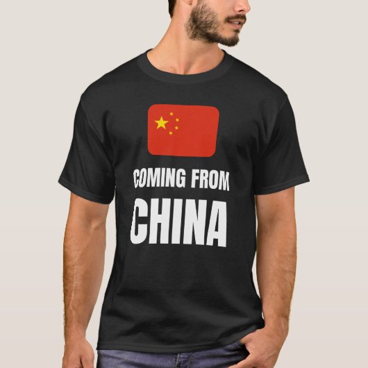 Uit China komen T-shirt (Voorkant)