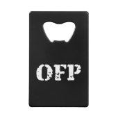 UIT CREDITKAART FLESSENOPENER (Achterkant)