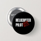 UIT-DARTE HELICOPTER PILOT DARK RONDE BUTTON 5,7 CM (Voorkant /achterkant)