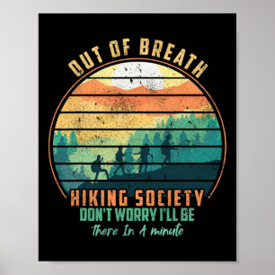 Uit de adem wandelen samenleving maak je geen zorg poster