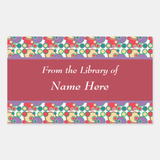 Uit de Bibliotheek van Abstracte Kunst Stickers