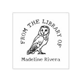 Uit de bibliotheek van Barn Owl Book Rubberstempel (Afrduk)