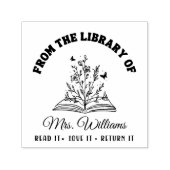 Uit de bibliotheek van | Bloemen Docentenboek Zelfinktende Stempel (Design)