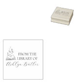 Uit de Bibliotheek van Custom Wood Stamp Rubberstempel (Gestempeld)