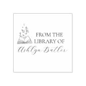 Uit de Bibliotheek van Custom Wood Stamp Rubberstempel (Afrduk)