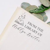 Uit de Bibliotheek van Custom Wood Stamp Rubberstempel