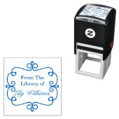 Uit de bibliotheek van de boekenplaat  zelfinktende stempel (In situ)