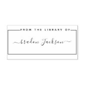 Uit de bibliotheek van de eenvoudige handgeschreve rubberstempel (Afrduk)