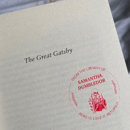 Uit de bibliotheek van de Gothische Bloemen van de Zelfinktende Stempel