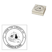 Uit de bibliotheek van de kat van de Boekstempel Rubberstempel (Gestempeld)