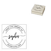 Uit de bibliotheek van de Rubberstempel van het wo (Gestempeld)