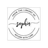 Uit de bibliotheek van de Rubberstempel van het wo (Afrduk)