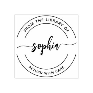 Uit de bibliotheek van de Rubberstempel van het wo