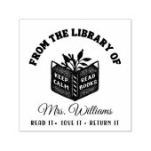 Uit de Bibliotheek van de School Bibliothecaris Le Zelfinktende Stempel (Design)