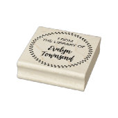 Uit de bibliotheek van echte handtekening geperson rubberstempel (Stempel)