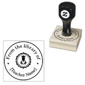 Uit de bibliotheek van Ex Libris afstudeerleerkrac Rubberstempel (Gestempeld)