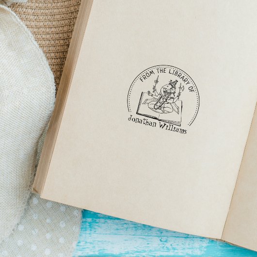 Uit de bibliotheek van Ganesha God Book Rubberstempel