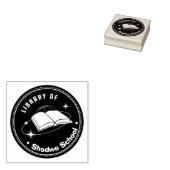 Uit de bibliotheek van - gepersonaliseerde naam rubberstempel (Gestempeld)