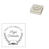 Uit de bibliotheek van het botanische boek rubberstempel (Gestempeld)