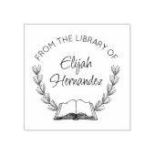 Uit de bibliotheek van het botanische boek rubberstempel (Afrduk)