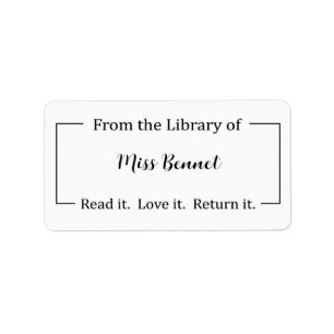 Uit de bibliotheek van het Etiket, de Stickers van