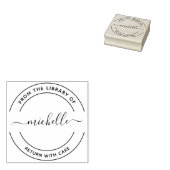 Uit de bibliotheek van het Manuscript Rubber Stamp Rubberstempel (Gestempeld)