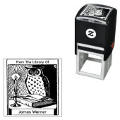 Uit de bibliotheek van het terugkeerboek zelfinktende stempel (In situ)