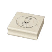 Uit de bibliotheek van het Vreemdelingenboek van F Rubberstempel (Stempel)