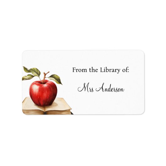 Uit de Bibliotheek van Labels, Bibliotheek Sticker (Voorkant)