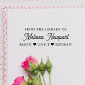 UIT DE BIBLIOTHEEK VAN LEES HET BEVALT HET GEef HE Rubberstempel