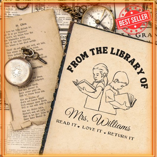 Uit de bibliotheek van | Lees leerlingboeken leraa Zelfinktende Stempel