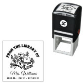 Uit de bibliotheek van | Leuk Botanisch Modern Boe Zelfinktende Stempel (In situ)