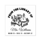 Uit de bibliotheek van | Leuk Botanisch Modern Boe Zelfinktende Stempel (Design)