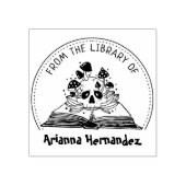 Uit de bibliotheek van Mystic Mushroom Skull Rubberstempel (Afrduk)