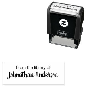 Uit de bibliotheek van naam sjabloon voor handteke  zelfinktende stempel