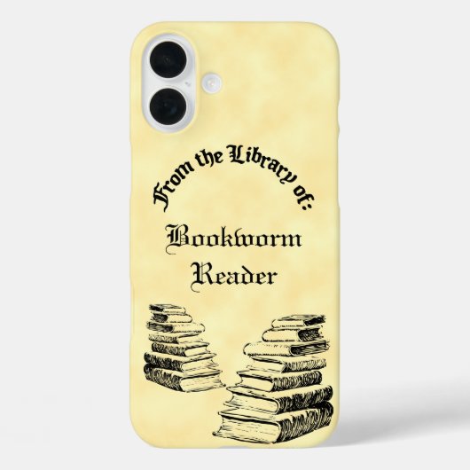 Uit de bibliotheek van oude boeken Custom Case-Mate iPhone Case (Achterkant)