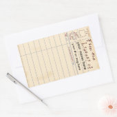 Uit de bibliotheek van rechthoekige sticker (Envelop)