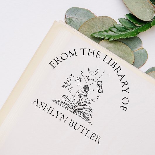 Uit de Bibliotheek van Rubber Stamp Zelfinktende Stempel