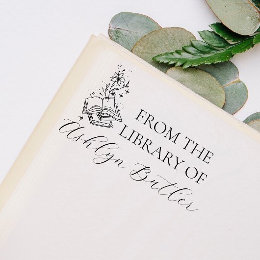 Uit de Bibliotheek van Rubber Stamp Zelfinktende Stempel