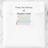 "Uit de bibliotheek van..." Stickers (Tas)