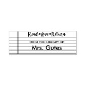 Uit de bibliotheek van - Teacher stempel (Design)