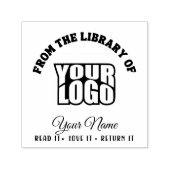 Uit de bibliotheek van | Uw Logo & naamboek Zelfinktende Stempel (Design)