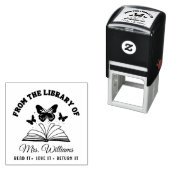 Uit de bibliotheek van | Vlinders  boek Zelfinktende Stempel (In situ)